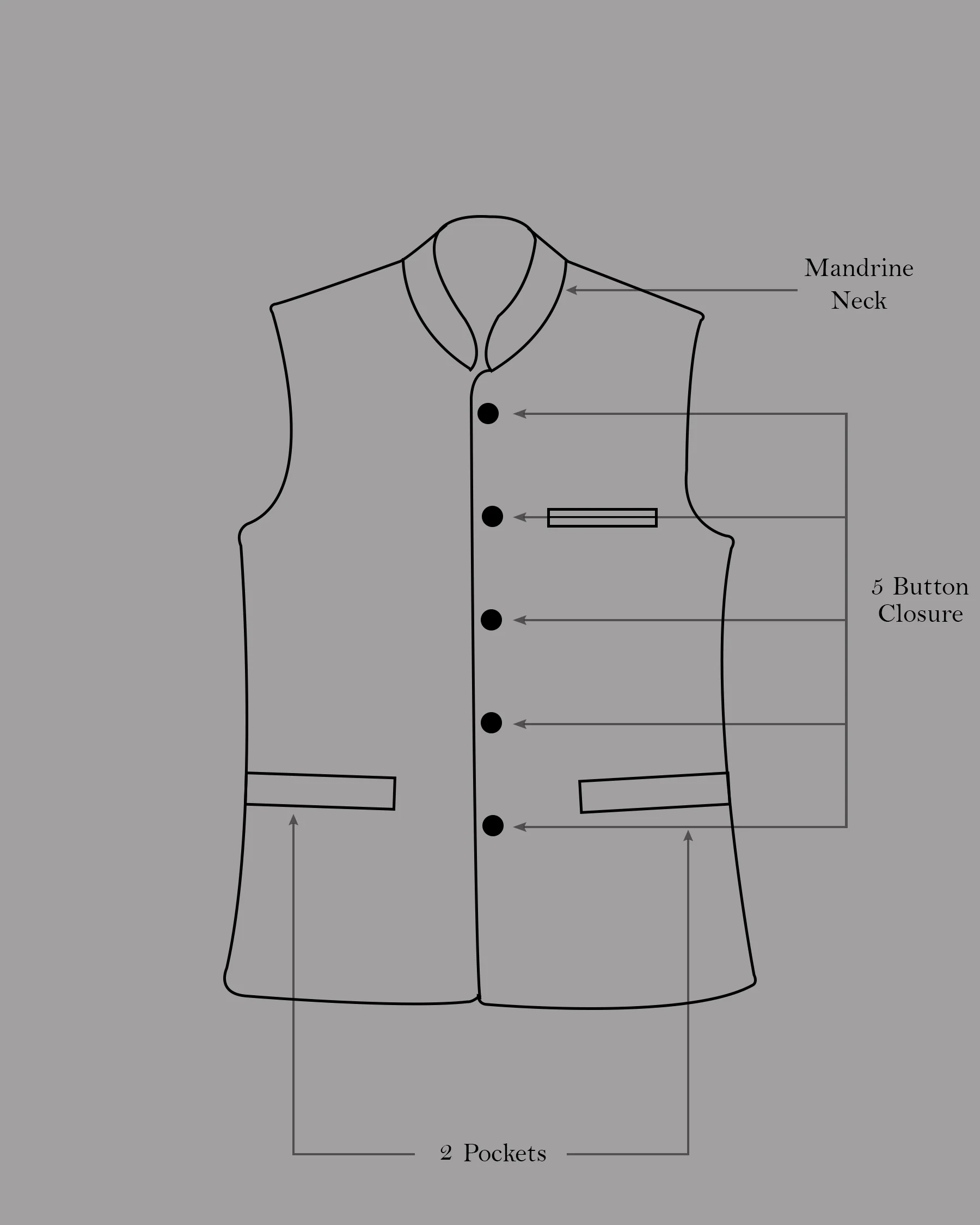 Bright White Solid Stretchable Premium Cotton Traveler Nehru Jacket - Image 8
