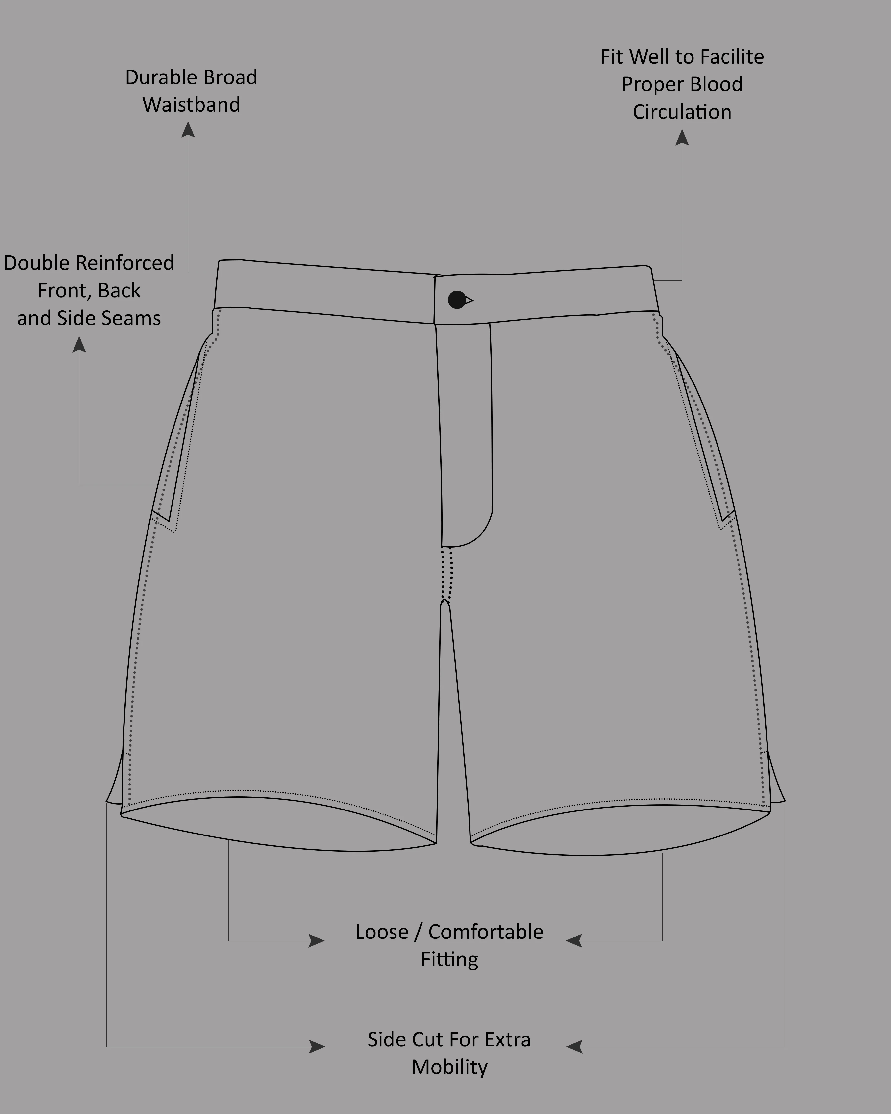 Bright White with Jade Black Striped Super Soft Premium Cotton Designer Shorts - Image 8