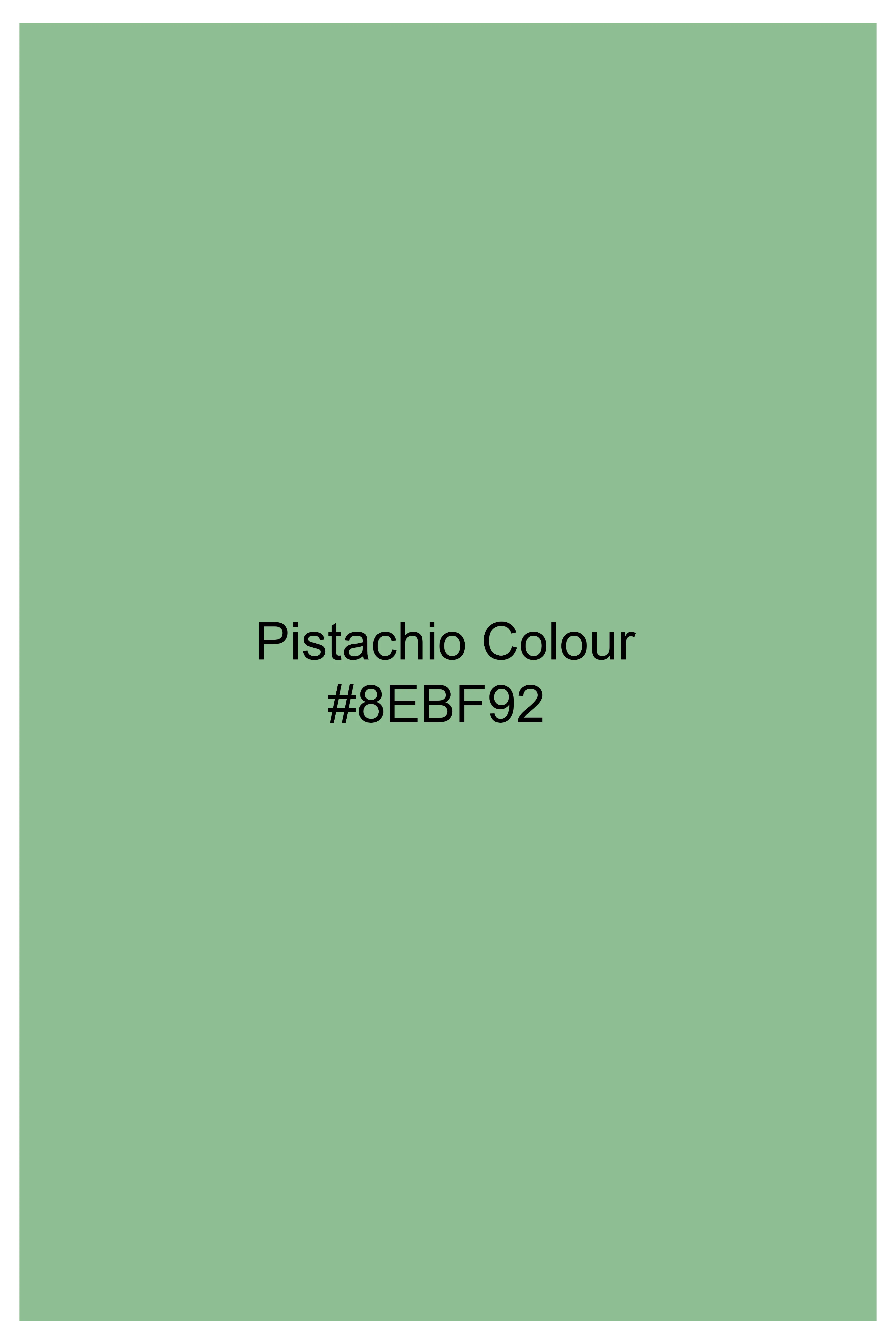 Pistachio Green Wool Rich Nehru Jacket - Image 7